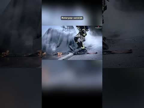 Elektrikli Araç Yangınına Nasıl Müdahale Edilir 