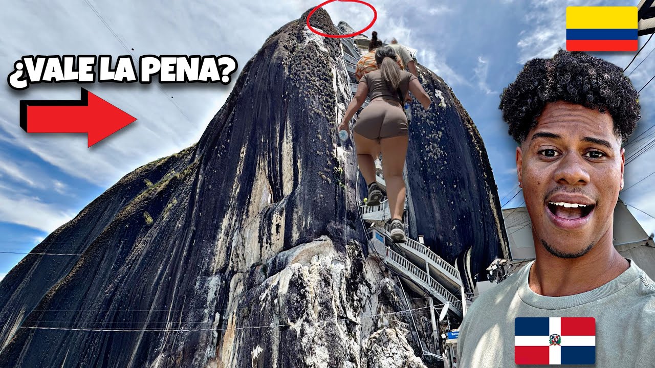 Subí el ENORME peñol de Guatapé 🇨🇴Experiencia de un Dominicano 🇩🇴