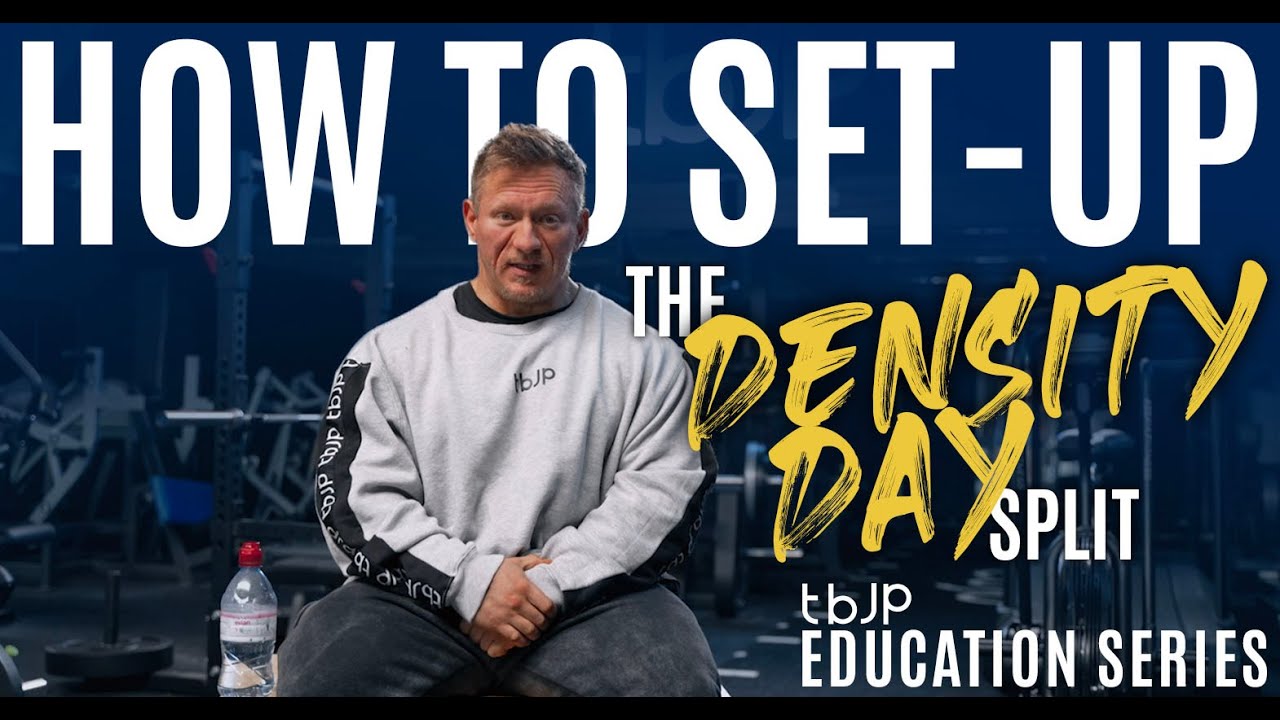 TBJP EDUCATION SERIES - EPISODE.08 - HOW TO SET UP THE DENSITY DAY SPLIT