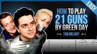 PDF Sample 21 Guns - Green Day - EASY guitar tab & chords by TabMasterStrings.
