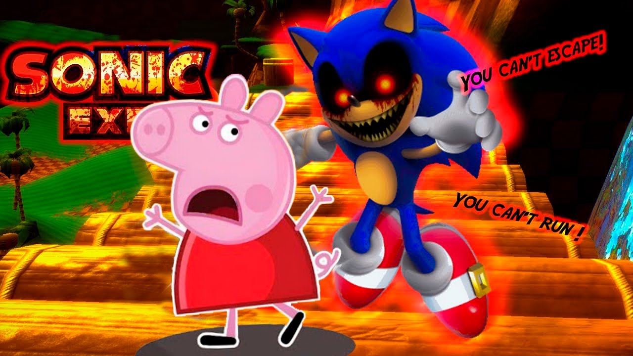 Peppa Pig Plays - SONIC EXE !!!