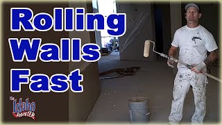 Painting Out Of A 5 Gallon Bucket.  Painting A Wall Painting Tips,