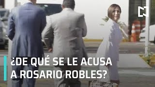 Comparecencia de Rosario Robles en el Reclusorio Sur por la \\