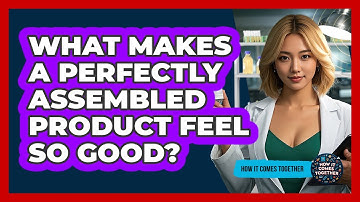 What Makes A Perfectly Assembled Product Feel So Good? - How It Comes Together