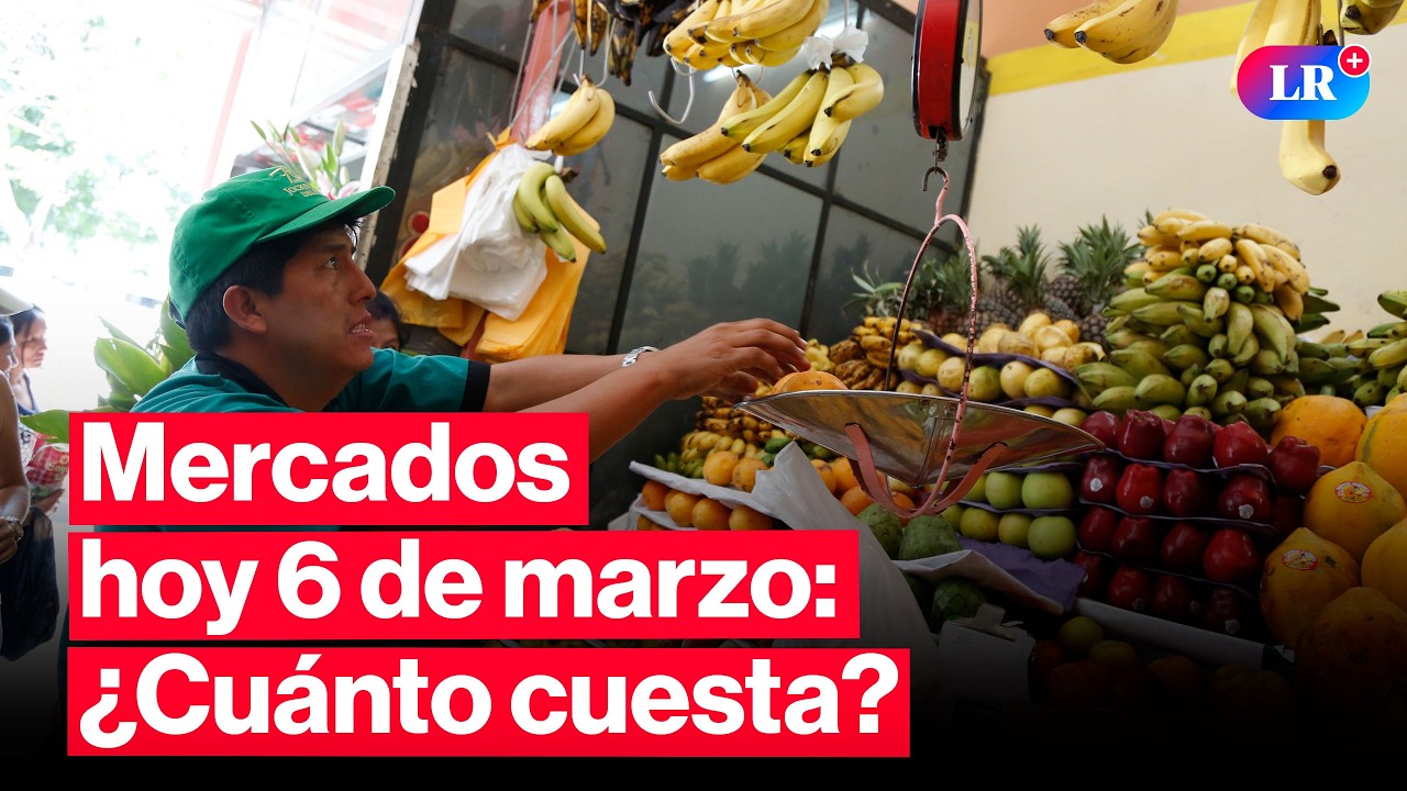 🔴¿CUÁNTO CUESTA? Precios en MERCADOS: pollo, papa y otros HOY 6 de marzo en Perú | #EnVivoLR
