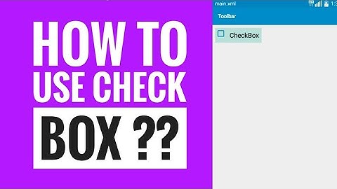 How to use checkbox in sketchware?| Sketchware tutorials