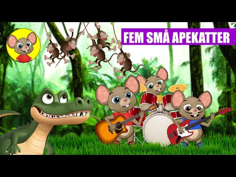 Fem små apekatter