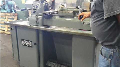 Hardinge Super Precision Second Operation Lathe, Model DV-59/Dsm59, Michael Fine Machiney