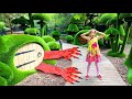 Sofia Lost Toy Dragon! София ищет свою пропавшую игрушку Дракона в детском парке хоббитов