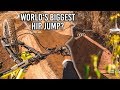 Riding the worlds biggest hip on my downhill mtb