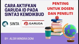 Cara Aktifkan Garuda Id Pada Sinta Versi 3 Kemdikbud 2022