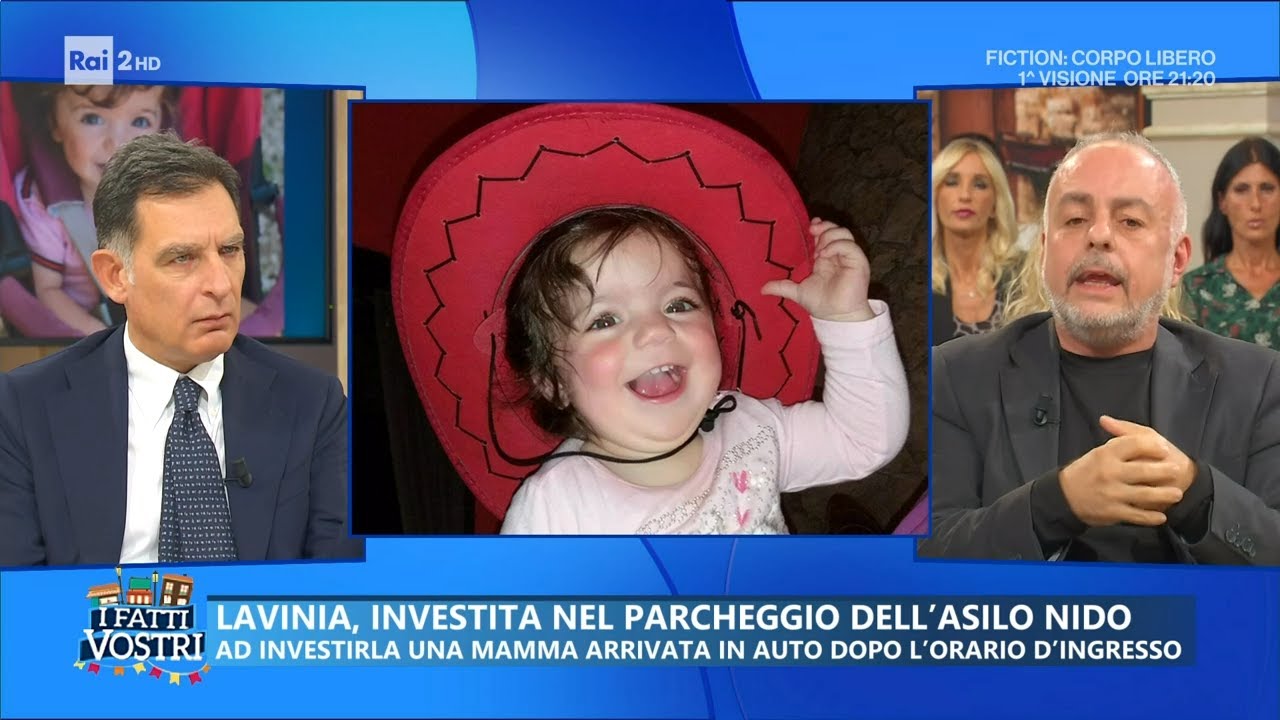 Lavinia investita all'asilo - I Fatti Vostri - 25/10/2023