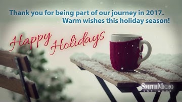 Happy Holidays from Smith Micro Software (2017)