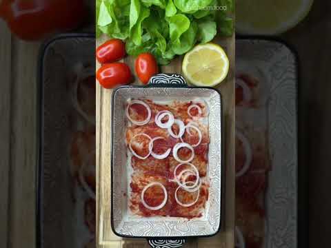Рыба в духовке на ужин. Очень просто и вкусно. # #рыбасовощами #рыбноеблюдо #рецепты