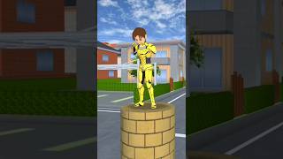 the mother saved the little robot😫🤣🤣 #sakuraschoolsimulator  #ytshorts  #ytviralshorts #shortsfeed