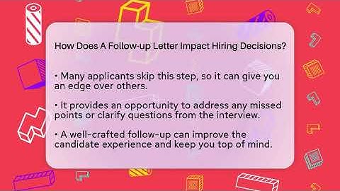 How Does A Follow-up Letter Impact Hiring Decisions? - Job Interview Pro Skills