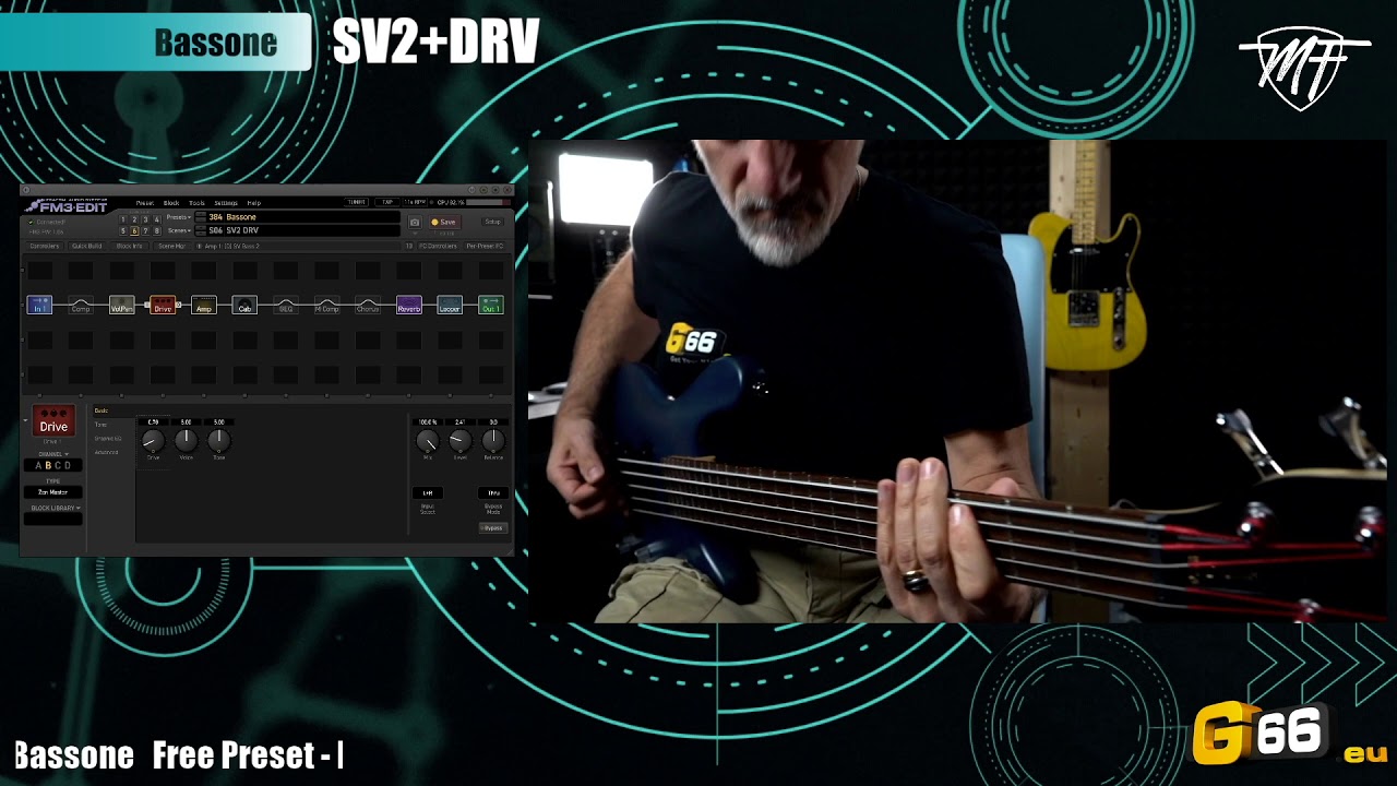 FRACTAL FM3 / AXE FX3 - Free Preset for Bass Guitar 