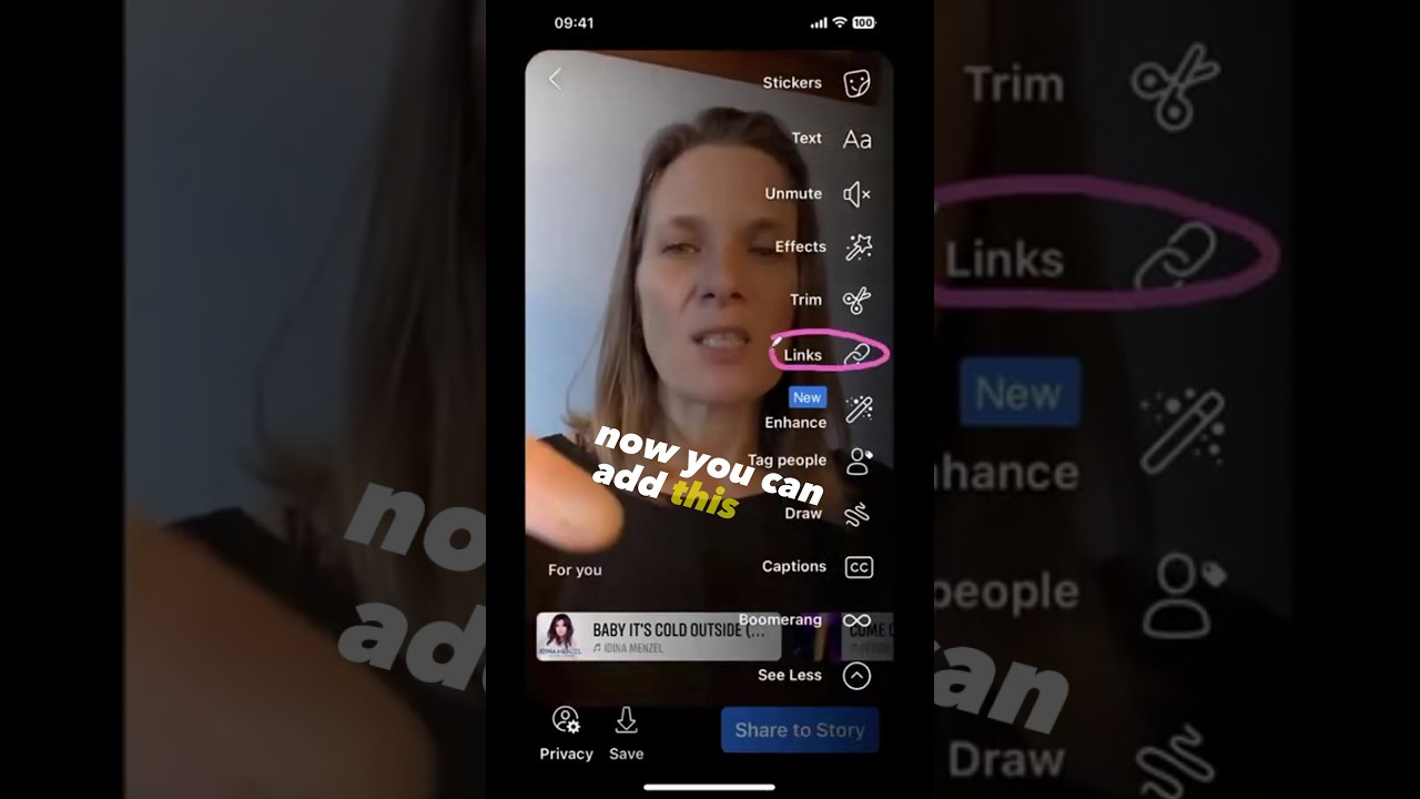 Use Facebook stories free link…