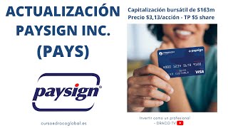 PARTE II | 📚ACTUALIZACIÓN VALORACIÓN FUNDAMENTAL TESIS de PaySign (PAYS) | 🟢Modelo en Excel