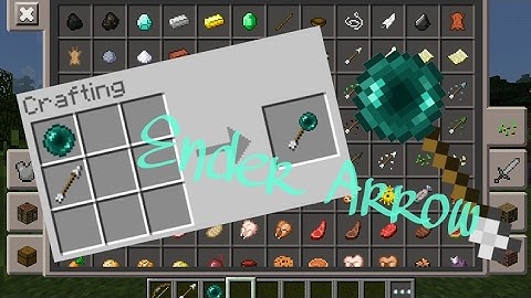 Ender Arrow Trick No Mods,No Addons [ MCPE 1.1 ]