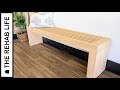 The 60 scandinavian bench  super easy diy project