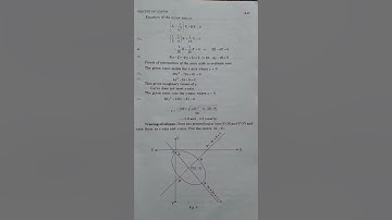 Chapter 2 Tracing of conics exercise 2.1 solution Bsc 1st semester solid geometry #bsc #solution