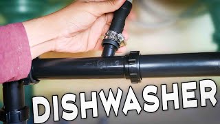Add A Dishwasher Drain Connection To An Existing Sink Drain