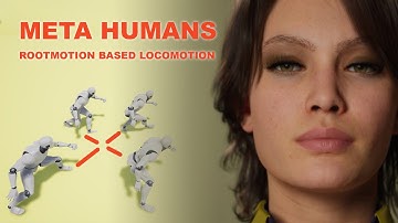 Unreal Rootmotion Based Locomotion for Meta Human Characters
