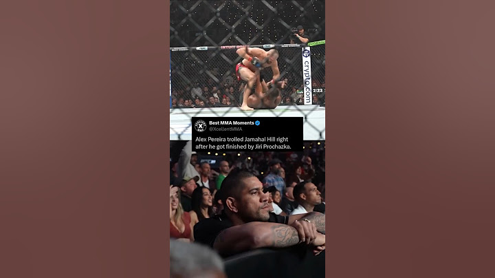 Alex Pereira trolls Jamahal Hill for getting KO'd by Jiri Prochazka