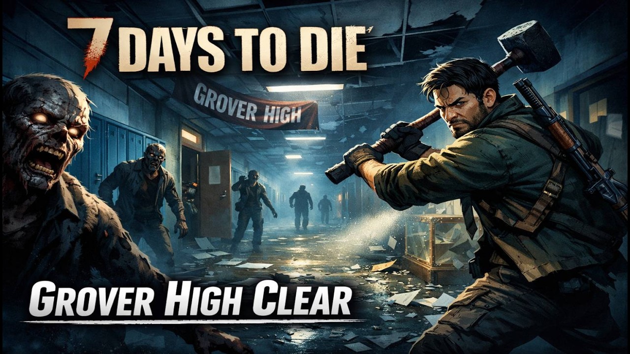 7DTD Grover High Clear - Low Level Madness (Stream Highlight)