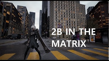 2B in the Matrix Nier Automata Fan Animation