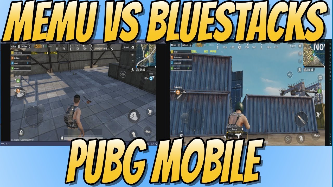 BlueStacks Vs MEMU PUBG MOBILE Benchmark Test Which Android