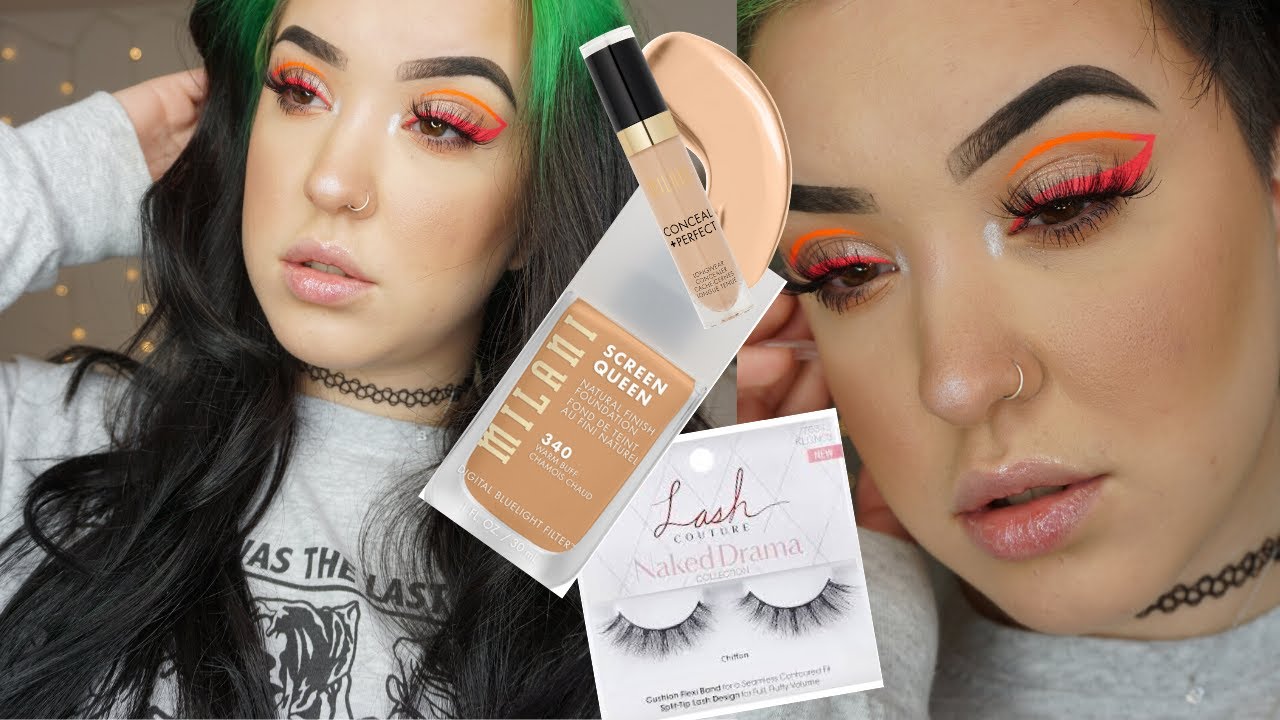 GRWM! Trying New Makeup and Neon Liner!