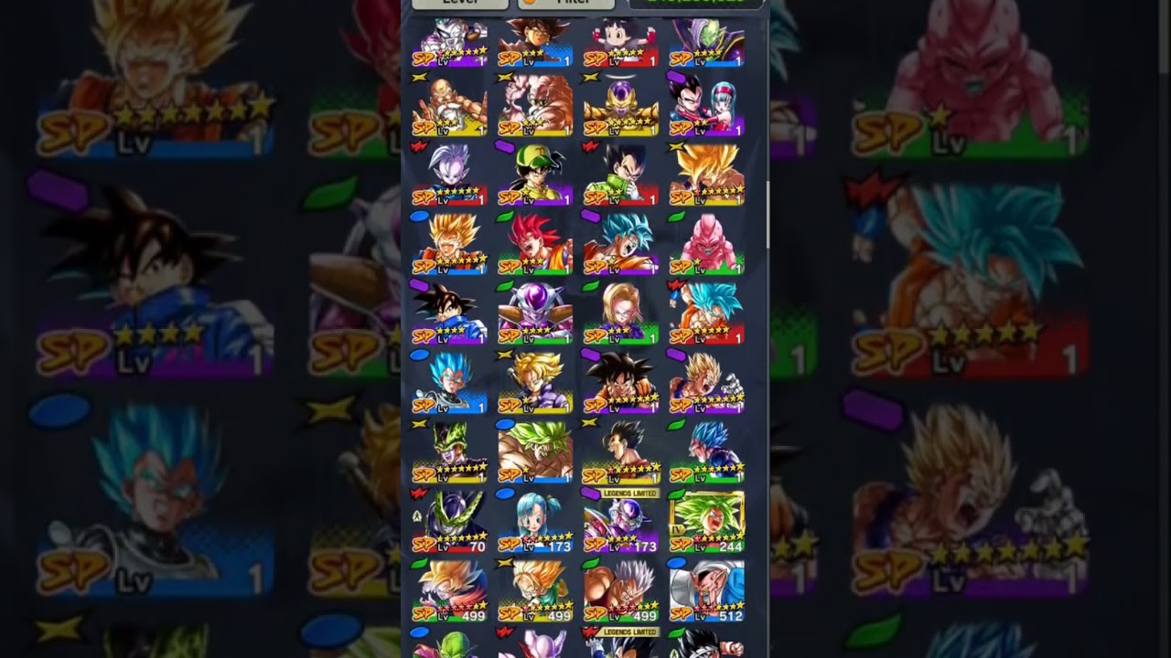 Selling A Dragon Ball Legends Account 