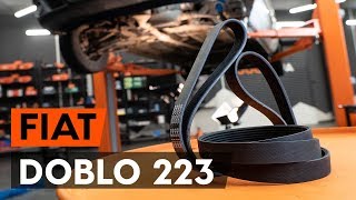 Come sostituire Cinghia Poly-V FIAT FIORINO Pick up (146) - tutorial