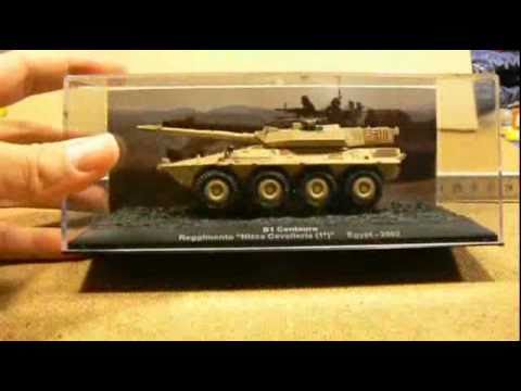 Full view of 1:72 diecast of Iveco B1 Centauro 8x8 tank killer. Model marketed by IXO / Altaya. Uploaded with Free Video Converter from Freemake http://www.f...