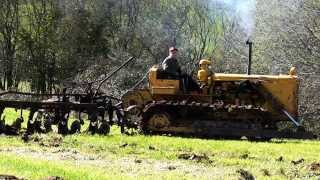 Ploughing with Caterpillar D6.