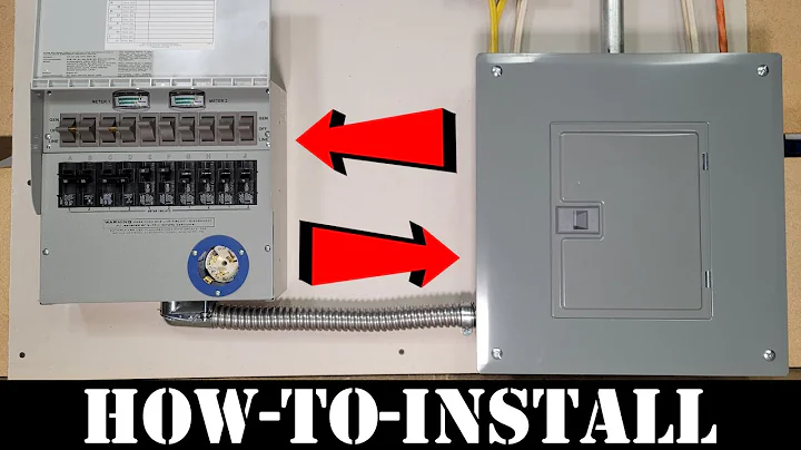 Generator Transfer Switch + Anker SOLIX F3800 = Whole Home Backup Power!!