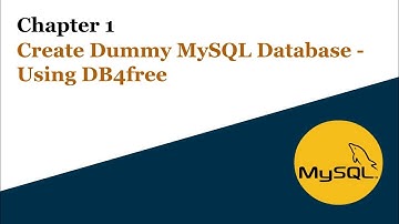 Create Dummy MySQL Database - DB4Free
