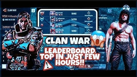 CLAN WARS | Leaderboard Tips And Tricks | Funny Clips 🤪