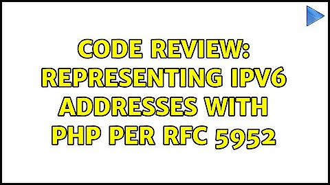 Code Review: Representing IPv6 addresses with PHP per RFC 5952 (2 Solutions!!)