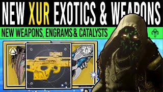 Destiny 2: XUR'S EXOTIC LOOT & NEW WEAPONS! Catalysts, Exotics, Engrams & Armor (25th Oct) Destiny 2: XUR'S EXOTIC LOOT & NEW WEAPONS! Catalysts, Exotics, Engrams & Armor (25th Oct)
