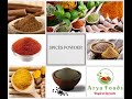 Arya foods product offering