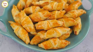 Instant Mini Croissants Recipe with Frozen Paratha by Tiffin Box | Easy Homemade Croissant Recipe