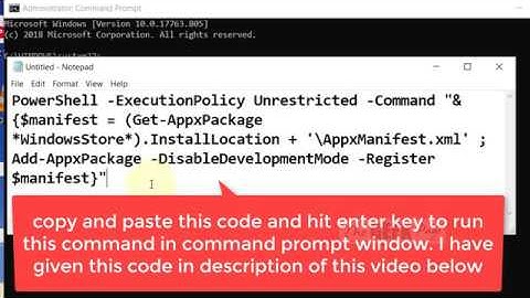 Fix Wsreset Not Working in Windows 10