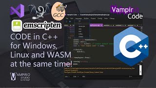 Develop a C++ program for Windows, Linux and WebAssembly at the same time