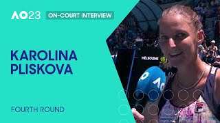 Karolina Pliskova On-Court Interview | Australian Open 2023 Fourth Round