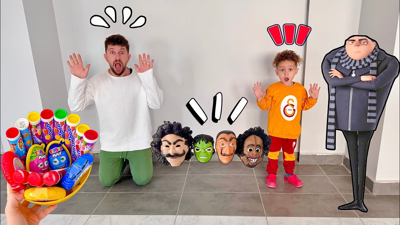 KUZEY BABASI İLE ANNESİNİ KANDIRIP MASKE TAKTILAR !!