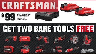 Craftsman Days FREE TOOLS SUPER SALE Lowes Ace Hardware FREE TOOLS!