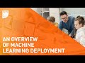 An overview of machine learning deployment  bcs internet specialist group